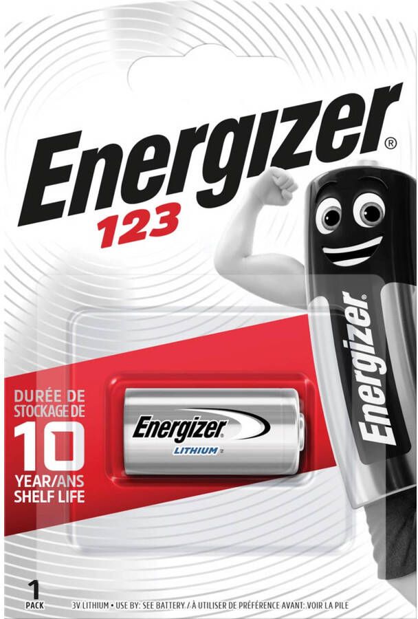 Energizer batterij Photo Lithium 123 op blister 6 stuks