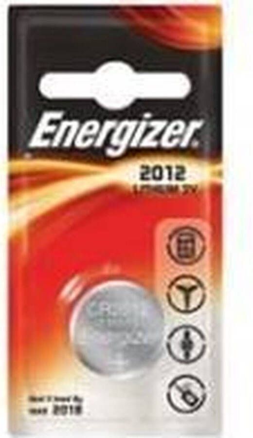 Energizer CR2012 3V lithium knoopcel batterij 1 stuk