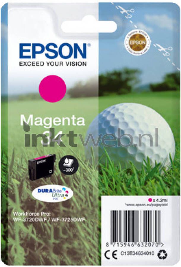 Epson 34 magenta cartridge