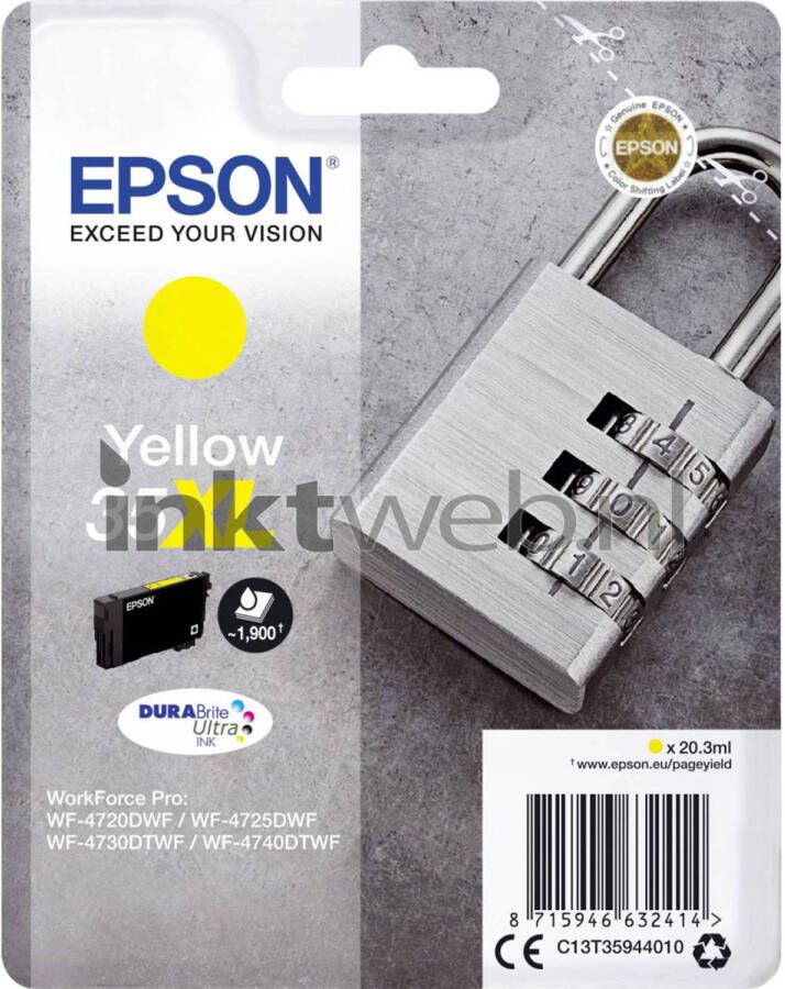 Epson 35XL geel cartridge