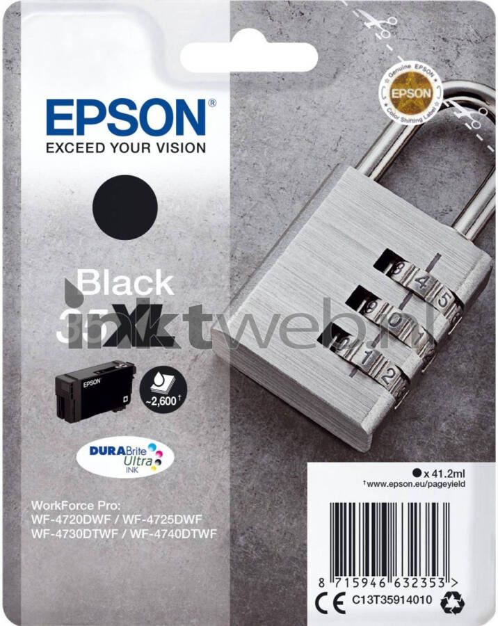 Epson 35XL zwart cartridge