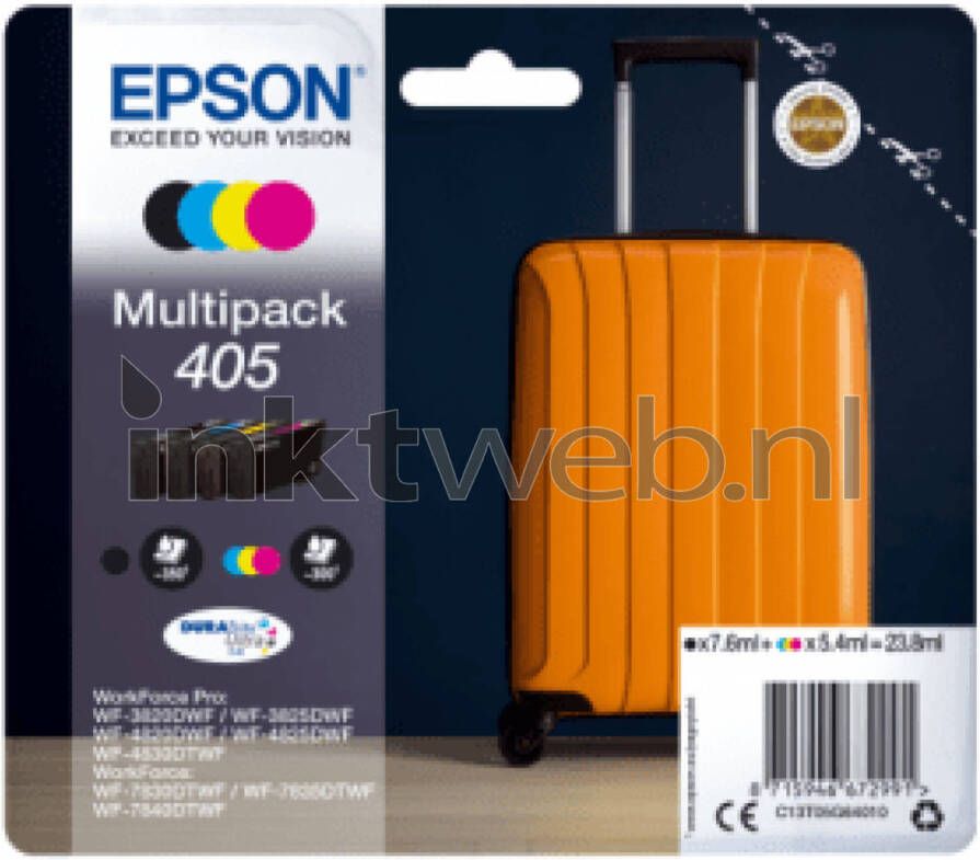 Epson 405 Multipack zwart en kleur cartridge