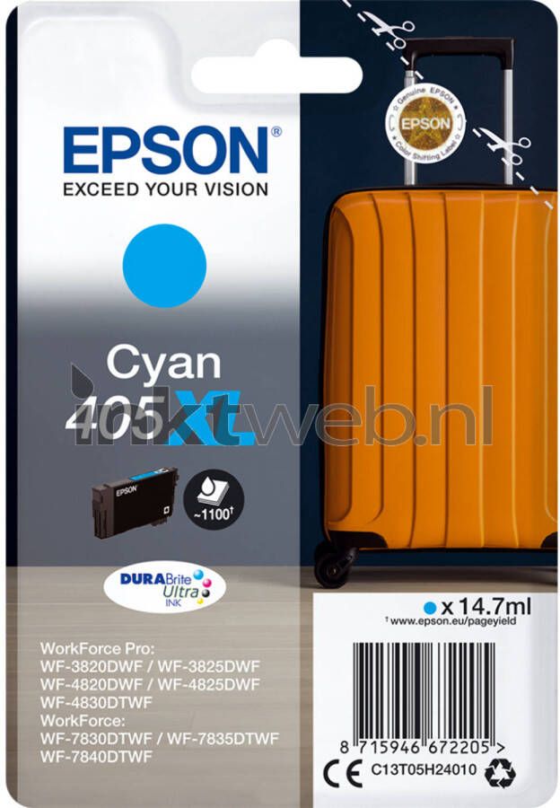 Epson 405XL cyaan cartridge