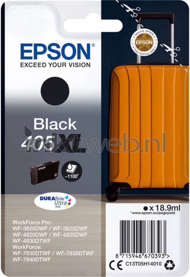 Epson 405XL zwart cartridge