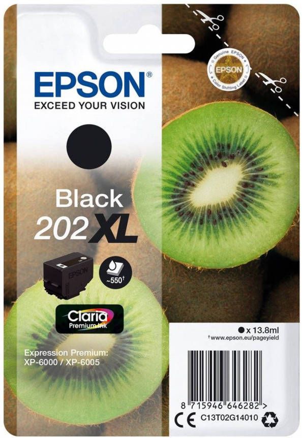 Epson Cartridge 202XL Zwart