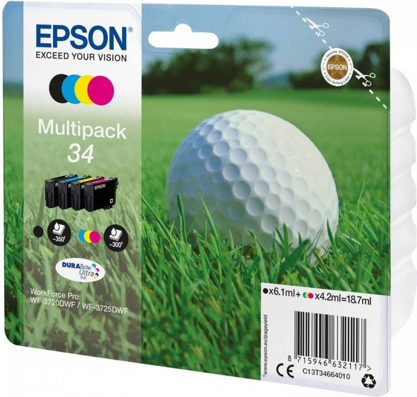 Epson DURABrite Ultra Multipack (4 kleuren) 34 T 3466