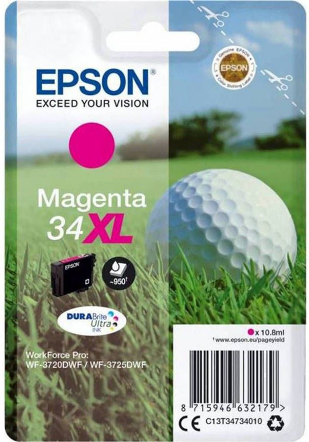 Epson Cartridge 34 XL (T3473) Magenta
