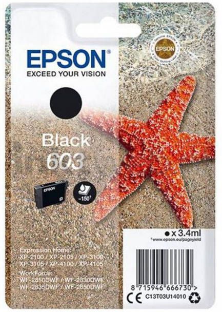 Epson Cartridge 603 Black