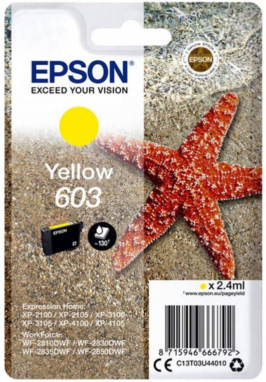 Epson Cartridge 603 Geel