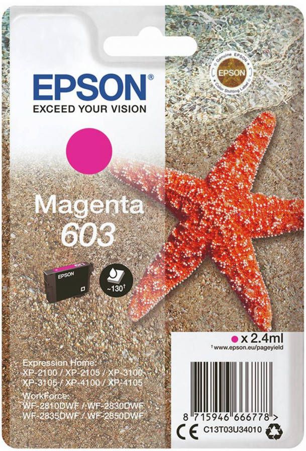Epson Cartridge 603 Magenta