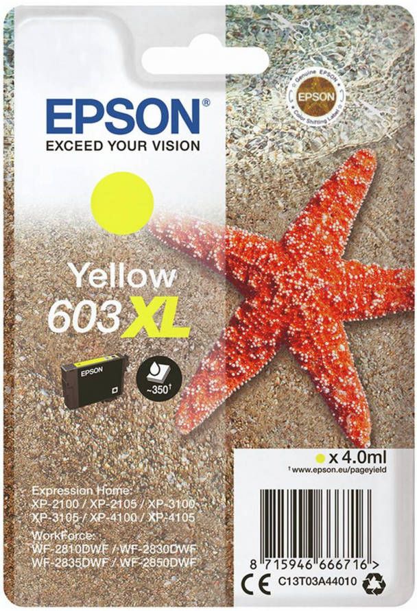 Epson cartridge geel 4ml
