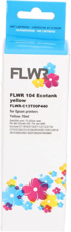 Epson FLWR 104 Ecotank geel cartridge