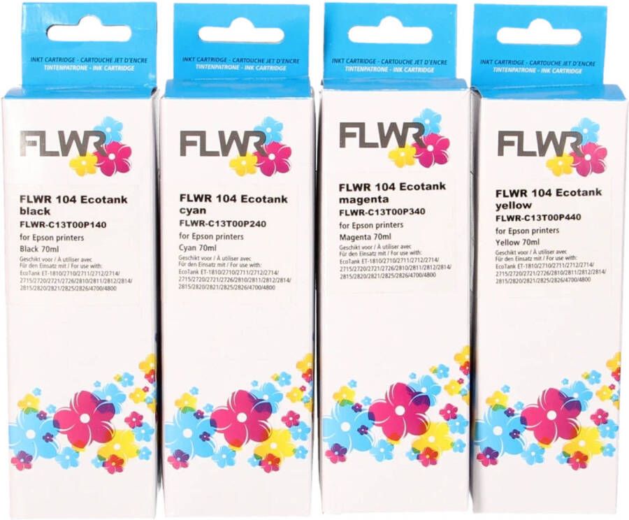 Epson FLWR 104 Multipack zwart en kleur cartridge