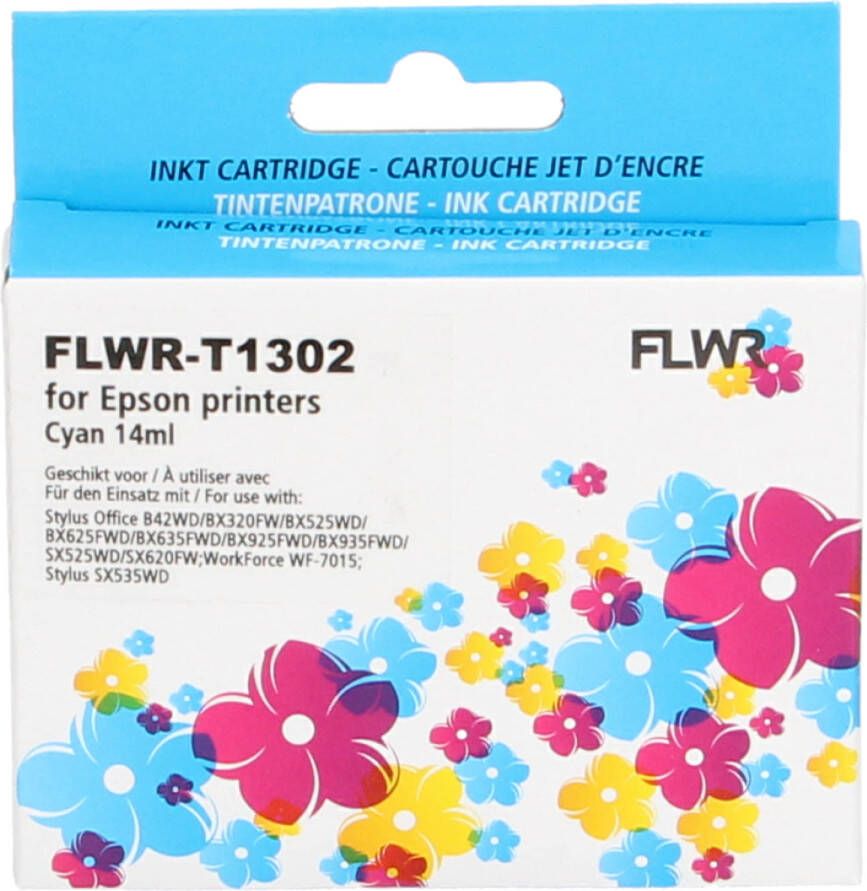 Epson FLWR T1302 cyaan cartridge