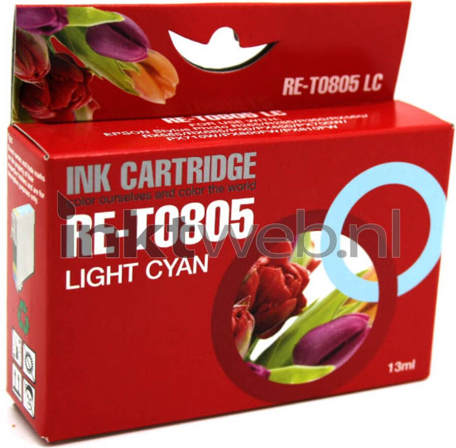 Epson Huismerk T0805 licht cyaan cartridge