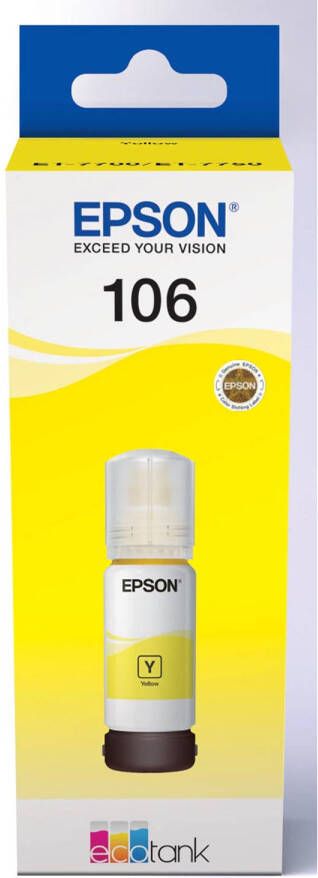 Epson inktfles 106 70 ml OEM C13T00Q440 geel