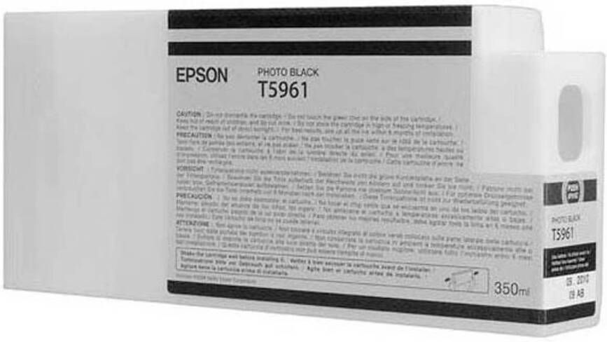 Epson Inktpatroon Photo Zwart T596 350 ml