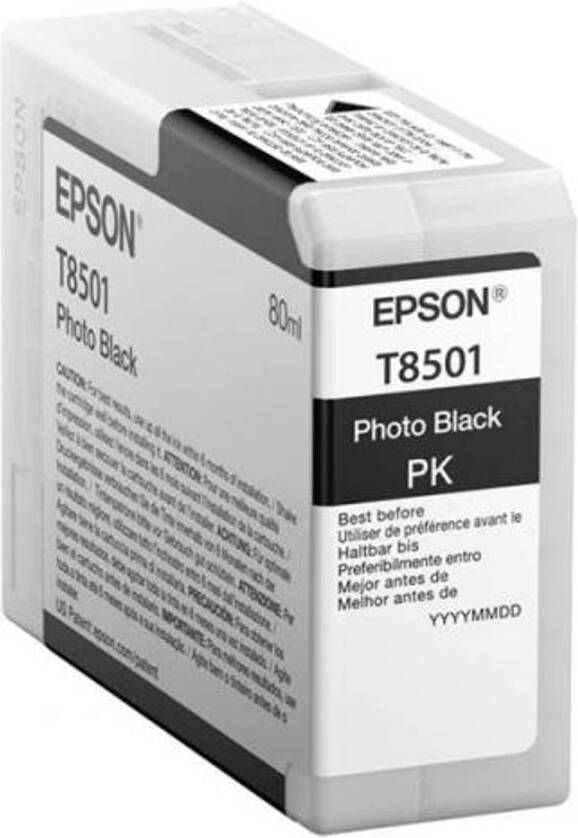 Epson Inktpatroon Photo Zwart T850 80 ml