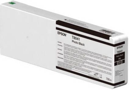 Epson Inktpatroon UltraChrome HDX HD photo zwart 700 ml T 8041