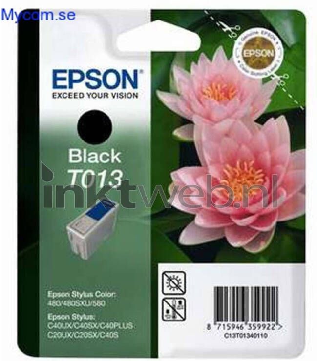 Epson T013 zwart cartridge