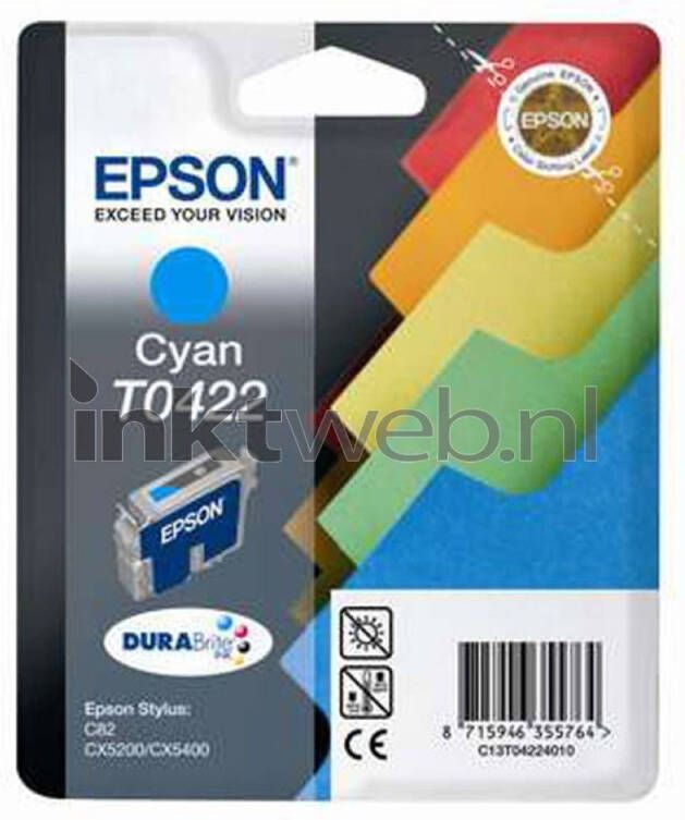 Epson T0422 cyaan cartridge