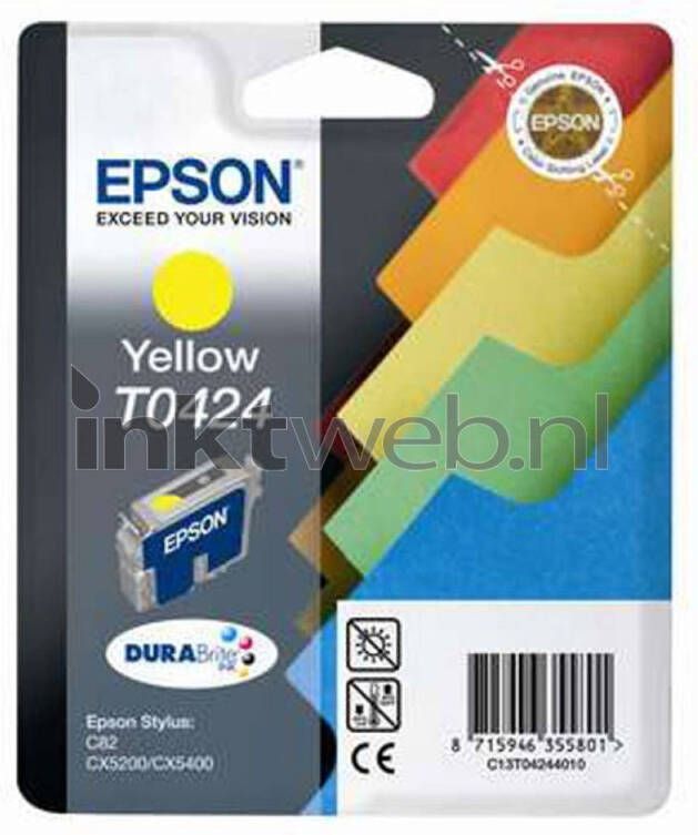 Epson T0424 geel cartridge