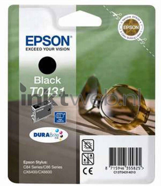 Epson T0431 HC zwart cartridge