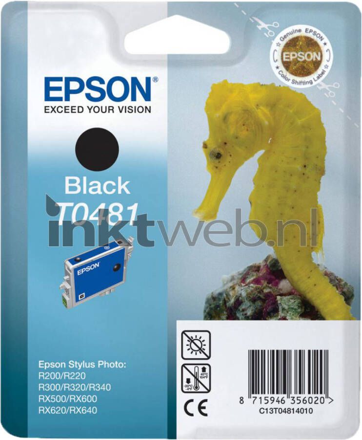 Epson T0481 zwart cartridge