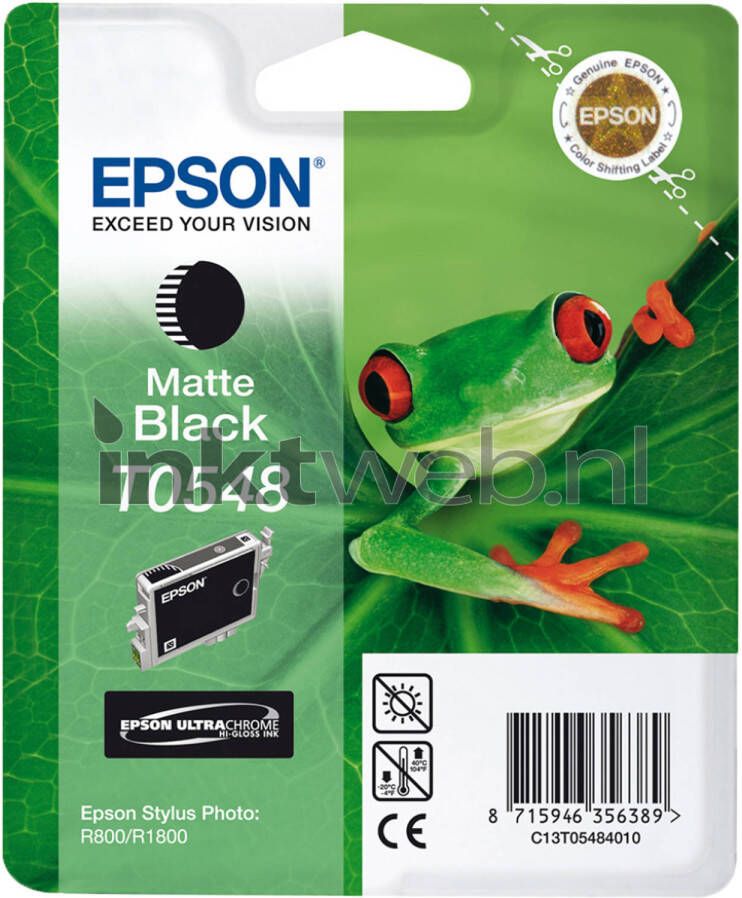 Epson T0548 mat zwart cartridge