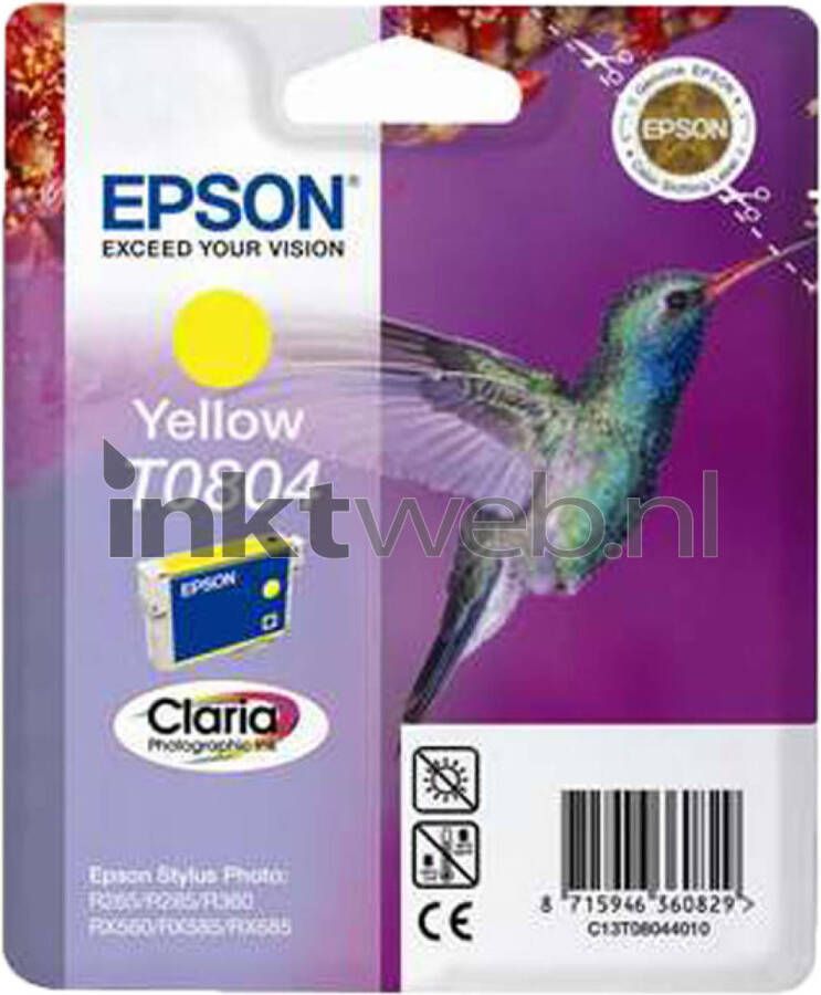 Epson inkcartridge T08044010 yellow