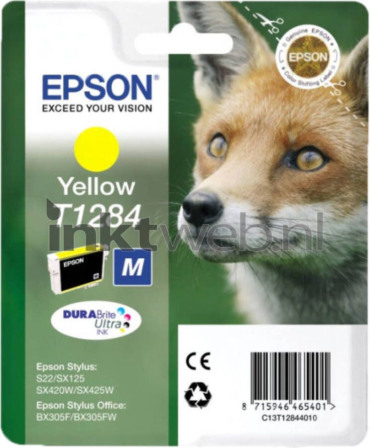 Epson T1284 geel cartridge