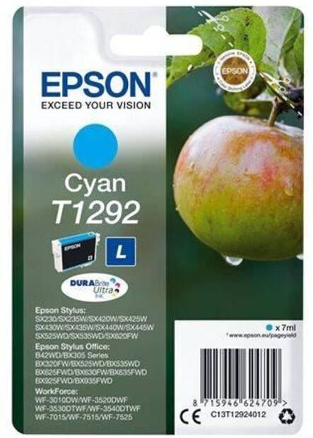 Epson T1292-cartridge Apple cyaan