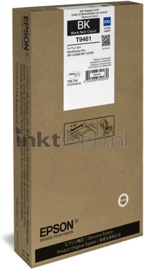 Epson T9461 zwart cartridge