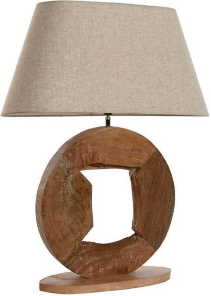 Esprit Bureaulamp Home Beige Natuurlijk Mangohout 50 W 220 V 60 x 20 x 75 cm