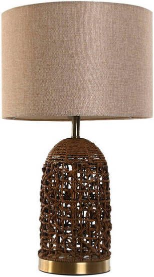 Esprit Bureaulamp Home Bruin Beige Gouden 50 W 220 V 33 x 33 x 56 cm