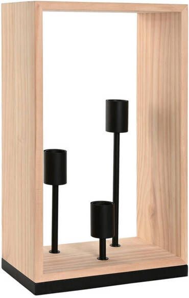 Esprit Bureaulamp Home Bruin Zwart Natuurlijk Hout Ijzer Pijnboom 50 W 220 V 30 x 16 x 50 cm