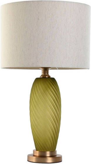 Esprit Bureaulamp Home Groen Beige Gouden Kristal 50 W 220 V 36 x 36 x 61 cm