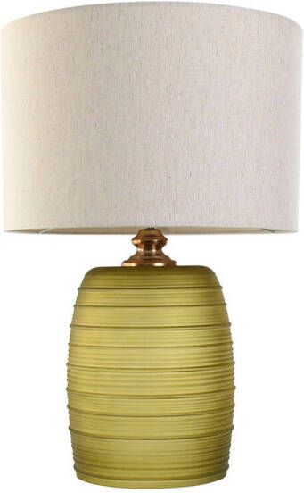 Esprit Bureaulamp Home Groen Beige Gouden Kristal 50 W 220 V 38 x 38 x 57 cm