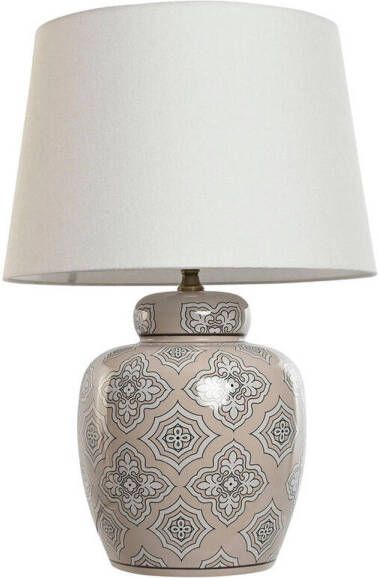 Esprit Bureaulamp Home Wit Beige Keramisch 50 W 220 V 43 5 x 43 5 x 61 cm