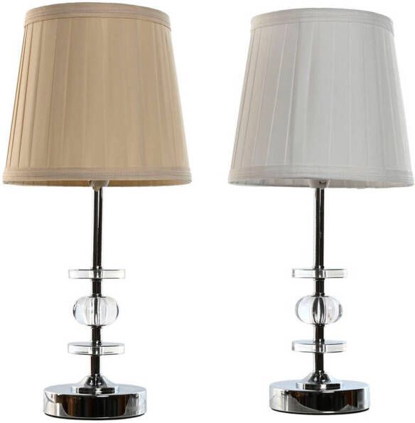 Esprit Bureaulamp Home Wit Beige Metaal 25 W 220 V 20 x 20 x 43 cm (2 Stuks)