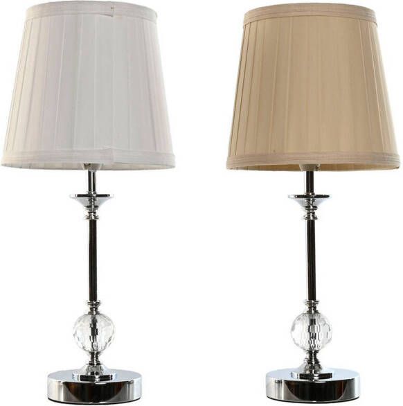 Esprit Bureaulamp Home Wit Beige Metaal 25 W 220 V 20 x 20 x 46 cm (2 Stuks)