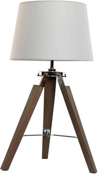 Esprit Bureaulamp Home Wit Bruin Hout 36 x 36 x 60 cm