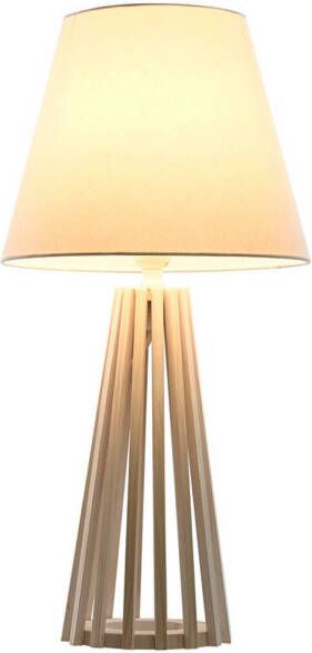 Esprit Bureaulamp Home Wit Hout 50 W 220 V 30 x 30 x 61 cm