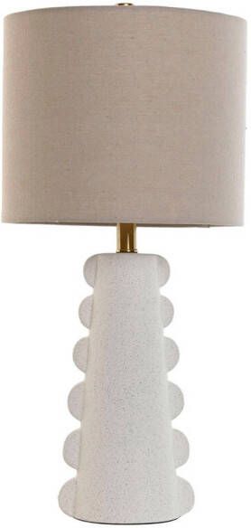 Esprit Bureaulamp Home Wit Linnen Keramiek 30 x 30 x 64 cm