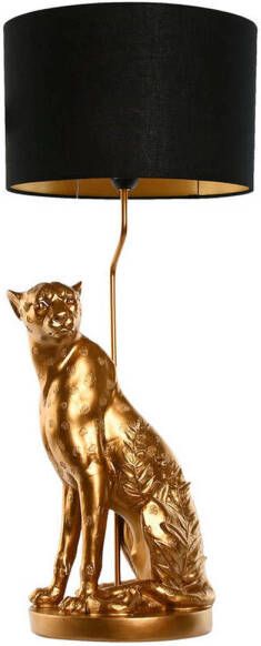 Esprit Bureaulamp Home Zwart Gouden 33 x 33 x 78 5 cm