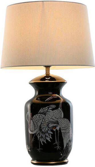 Esprit Bureaulamp Home Zwart Gouden Keramisch 50 W 220 V 40 x 40 x 70 cm