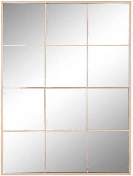 Esprit Wandspiegel Home Beige Kristal Ijzer Spiegel Venster Scandi 90 x 1 x 120 cm