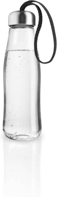 Eva Solo Drinkfles 500 ml Glas Borosilicaatglas Zwart