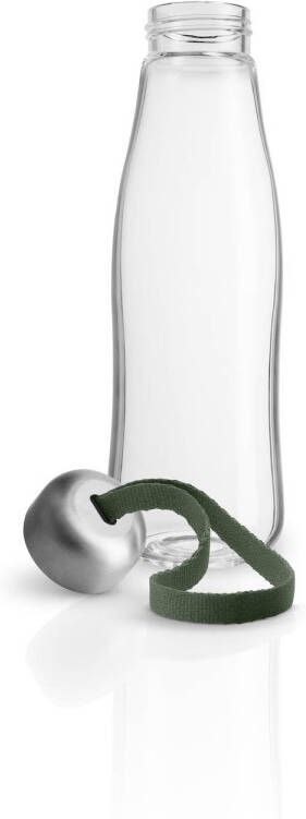 Eva Solo Drinkfles 500 ml Glas Cactus Green Borosilicaatglas Transparant