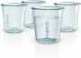 Eva Solo Recycled Glas Bekers 250 ml Set van 4 Stuks Gerecycled Glas Transparant - Thumbnail 2